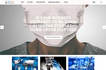medical company website developers