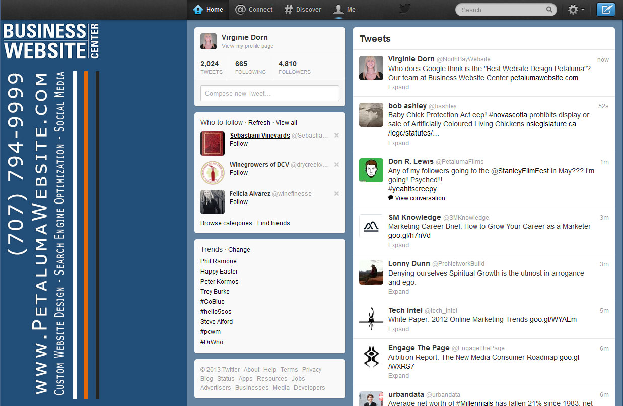 Twitter setup services Twitter